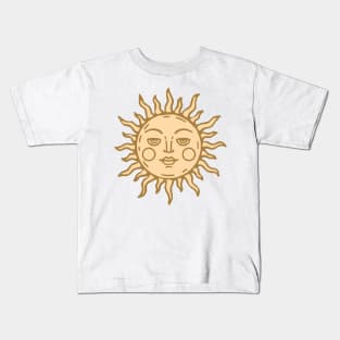 Gold Sun Kids T-Shirt